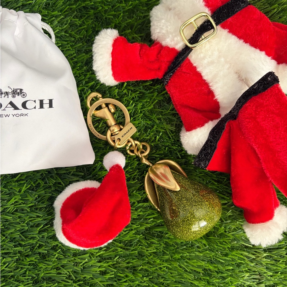 Coach 🍐 Pear Keychain